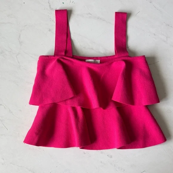 Vestique Fuchsia Layered Tank Top - Picture 10 of 13